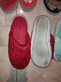 SCARPE CIABATTE PELOSE USATE DONNA Abbigliamento e Accessori In vendita a Fermo