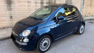 Fiat 500 Lounge 1.2 69 cv 07/2013 interni in pelle