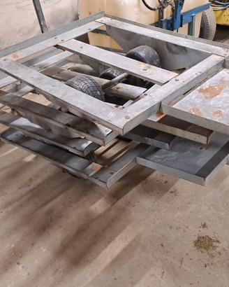 carrelli porta bins per raccolta frutta 