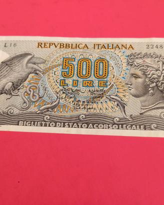 (1263) - Banconota 500 Lire Repubblica (Aretusa)