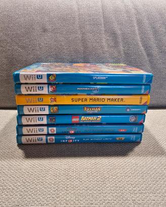 Lotto giochi Wii U: Splatoon, Mario Kart, Rayman