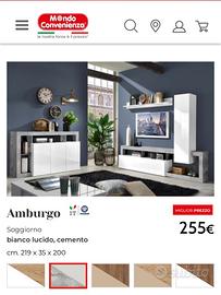 Mobile soggiorno - parete attrezzata