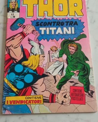 Thor corno n. 8 con adesivi. 