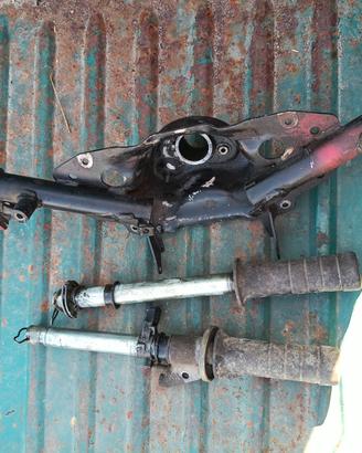 manubrio vespa piaggio hp v 50 sterzo originale