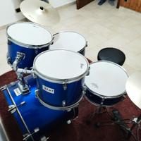 batteria beat blu elettrico