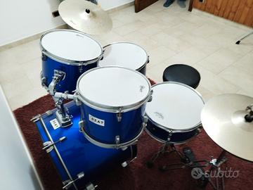 batteria beat blu elettrico