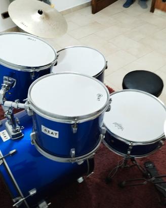 batteria beat blu elettrico