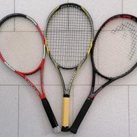 Tris Racchette Tennis HEAD/DUNLOP - COME NUOVE