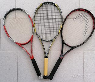 Tris Racchette Tennis HEAD/DUNLOP - COME NUOVE