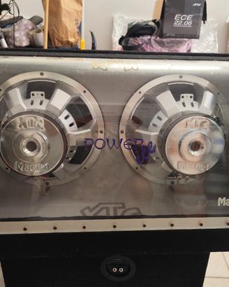 doppio subwoofer magnat 30 cm 