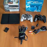 PS2 Slim con Giochi Pistola e cavi