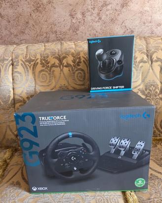 Logitech G923 PC (Xbox Edition) + Shifter