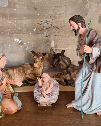 Natività completa - statue grandi in resina dura