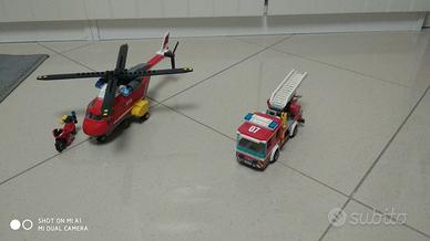 2 set lego vigili del fuoco 