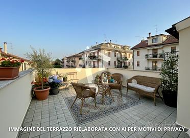 Trilocale con terrazza