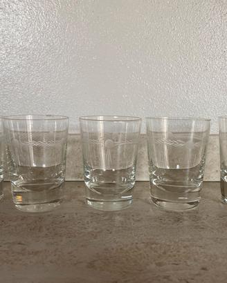 Set di 5 bicchierini vintage in vetro

anni 60