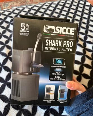 Filtro per acquario SICCE Shark Pro 500