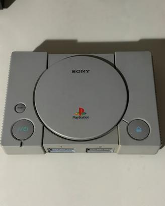 PlayStation 1 compelta di cavi + HDMI + 2 memory