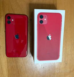 iPhone 11 rosso 128 GB