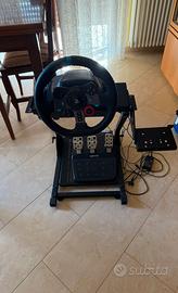  volante logitech g29 con supporto gt omega