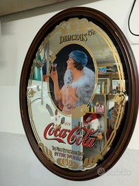 Specchio Coca-Cola Ovale - Riproduzione Vintage 