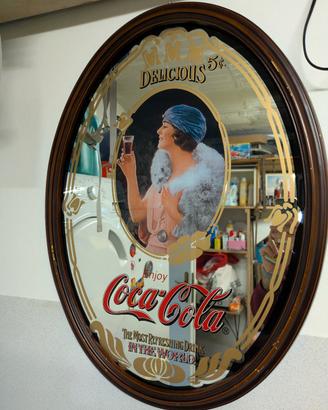 Specchio Coca-Cola Ovale - Riproduzione Vintage 