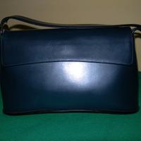 Borsa donna in pelle blu