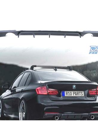 DIFFUSORE BMW F30 F31 LOOK M PERFORMANCE DOPPIA US