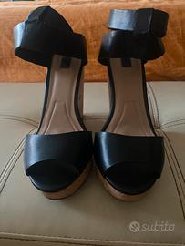 Zeppe nere 38  stradivarius