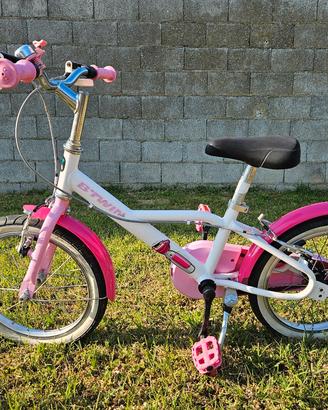Bicicletta bambina Btwin raggio 16
