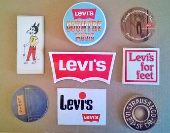 Gio.adesivi: Lotto 8 pz serie Jeans Levi's