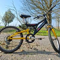 Bicicletta full suspension ruote da 20 pollici