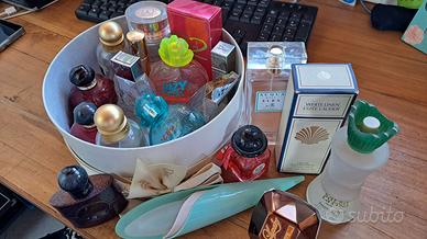 Bottiglie vuote di profumo da collezione