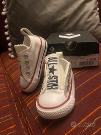 Converse cheap neonato bianche