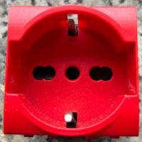 Presa schuko bticino living rossa