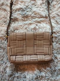 Borsa Guess Donna Beige Intrecciata
