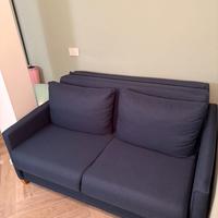 Divano Letto Blu- EVERGREENWEB 140x190 - MAI USATO