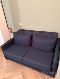 Divano Letto Blu- EVERGREENWEB 140x190 - MAI USATO