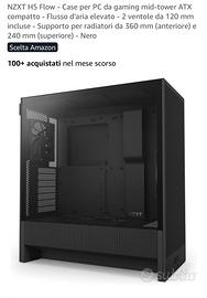 Case NZXT H5 Flow (mid-tower ATX),
