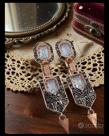 orecchini art decò stile antico 