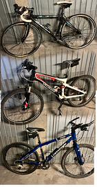 Bianchi 928 + specialized epic + cannondale f600