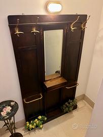 Mobile Appendiabiti  Vintage con Specchio