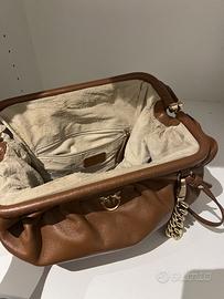 Michael Kors borsa pelle cuoio con catena