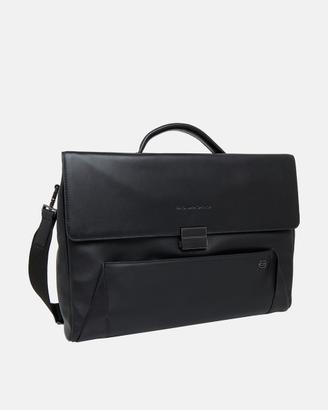Piquadro Pan Cartella Business in Pelle Nera