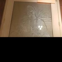 quadro argento  madonna di Raffaello 