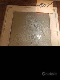 quadro argento  madonna di Raffaello 