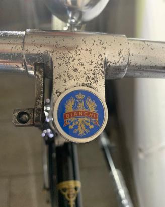 Bicicletta Bianchi Lusso freni a bacchetta vintage