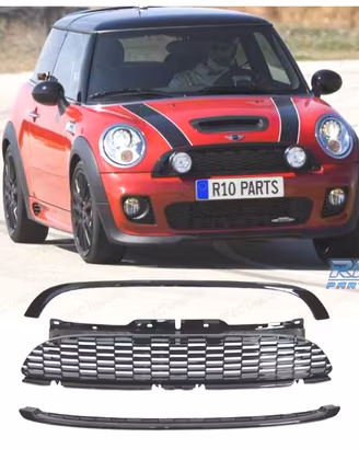 GRIGLIE MINI COOPER R56 R57 06-09 NERO LUCIDO