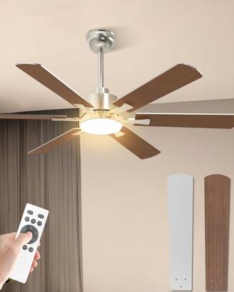 Ventilatore a soffitto con telecomando e luce
