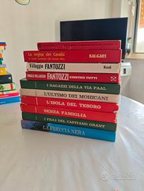Lotto di 10 libri narrativa vintage